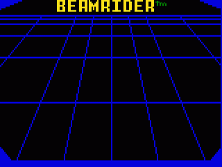 Beamrider title screen for Intellivision